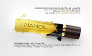 Nanoil für Haare mit hoher Porosität
