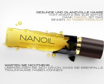 Nanoil für Haare mit hoher Porosität